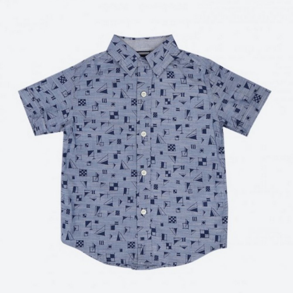 NAUTICA Boys Printed Button Shirt